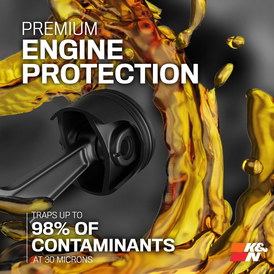 K&N Oil Filter Motorcycle: High Performance, Premium, Designed to be used with Synthetic or Conventional Oils: Fits Select Honda Vehicles, KN-116