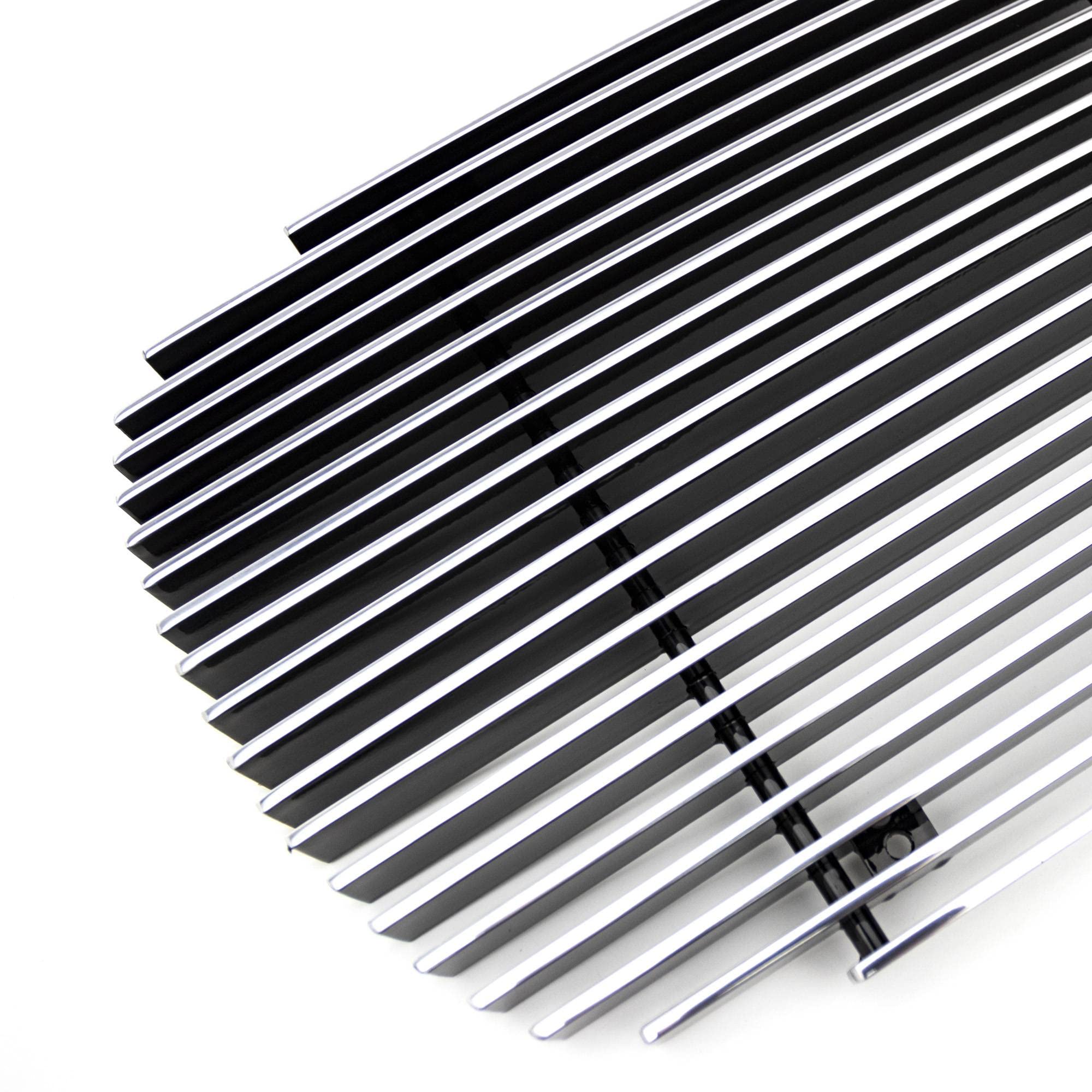 Horizontal T-Rex 21175 Aluminum Polished Finish Billet Grille Overlay for GMC Yukon Sierra