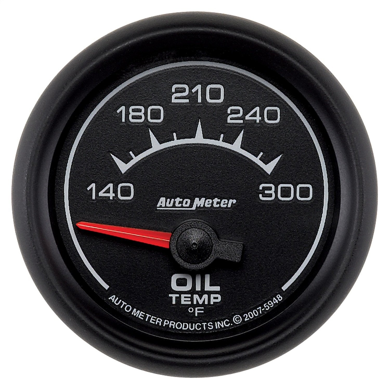 Auto Meter 2-1/16" 140-300 Degree F Short Sweep Electric Oil Temperature Gauge 5948