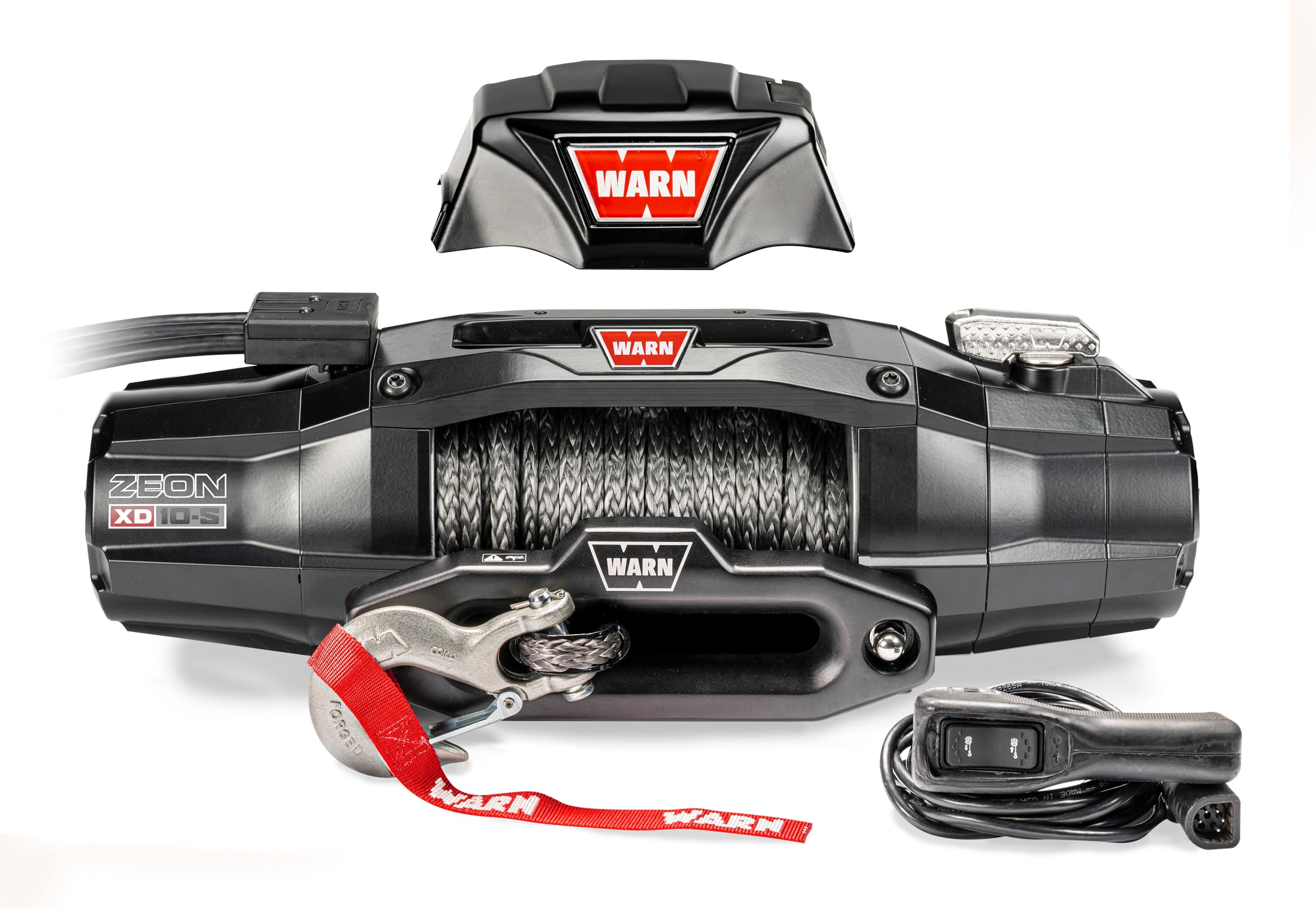 Zeon XD WARN 110010 10-S Convertible Winch Kit with Hub Wireless & Wired Remote - 10,000 lb Capacity