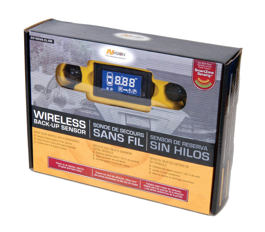 nVISION Ultrasonic Wireless Back-Up Sensor Hopkins 20195VA-CL-EN