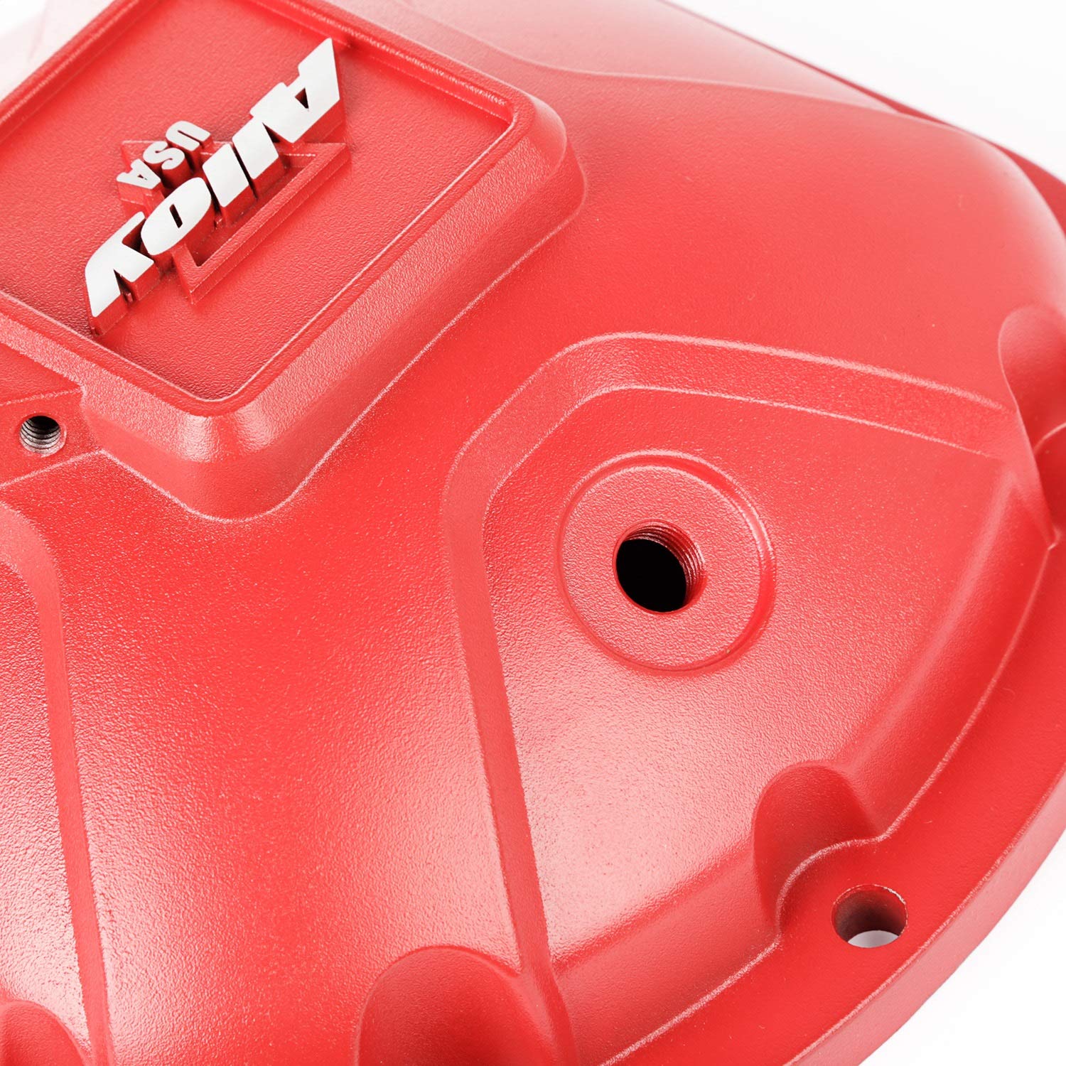 Differential Cover Alloy USA for Dana 30 | Aluminum, Red | 11210 | Fits 2003-2018 Jeep Wrangler TJ/LJ/JK; 1993-2004 Jeep Grand Cherokee; 1986 Jeep CJ7; 1984-2001 Jeep Cherokee w/Dana 30 Axles