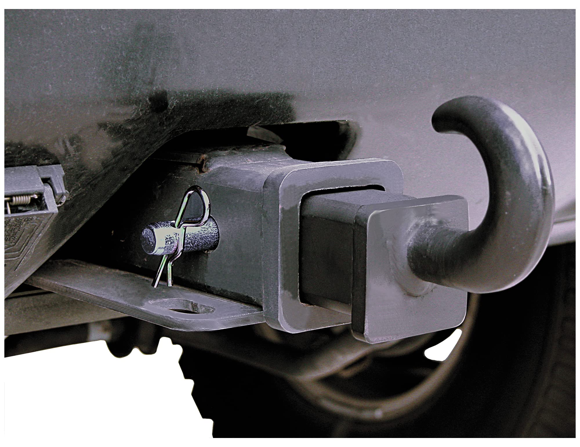 Buyers Products Receiver Mounted RM10H Tow Hook – 10,000 lb Straight‑Line Recovery, Fits 2 Inch Receiver Tubes, Corrosion‑Resistant Black Powder‑Coated Steel, Truck & Trailer Hitch Accessory