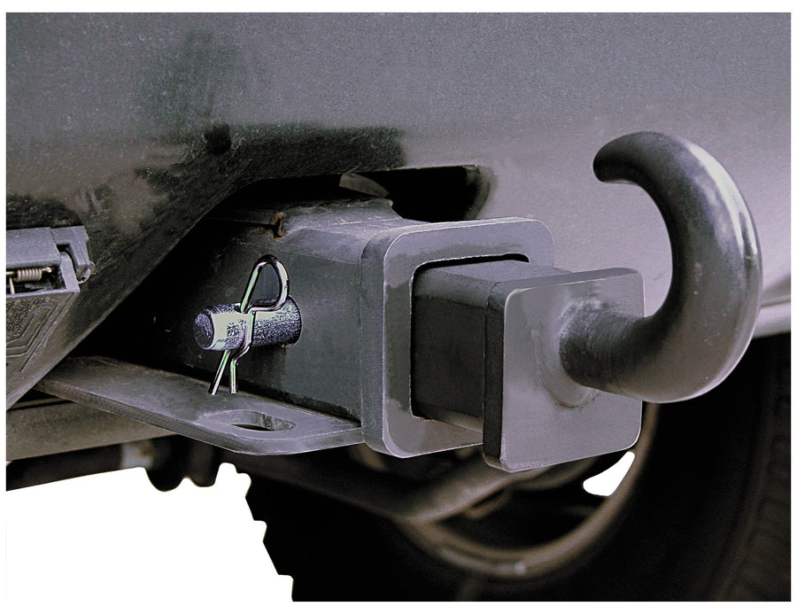 Buyers Products Receiver Mounted RM10H Tow Hook – 10,000 lb Straight‑Line Recovery, Fits 2 Inch Receiver Tubes, Corrosion‑Resistant Black Powder‑Coated Steel, Truck & Trailer Hitch Accessory