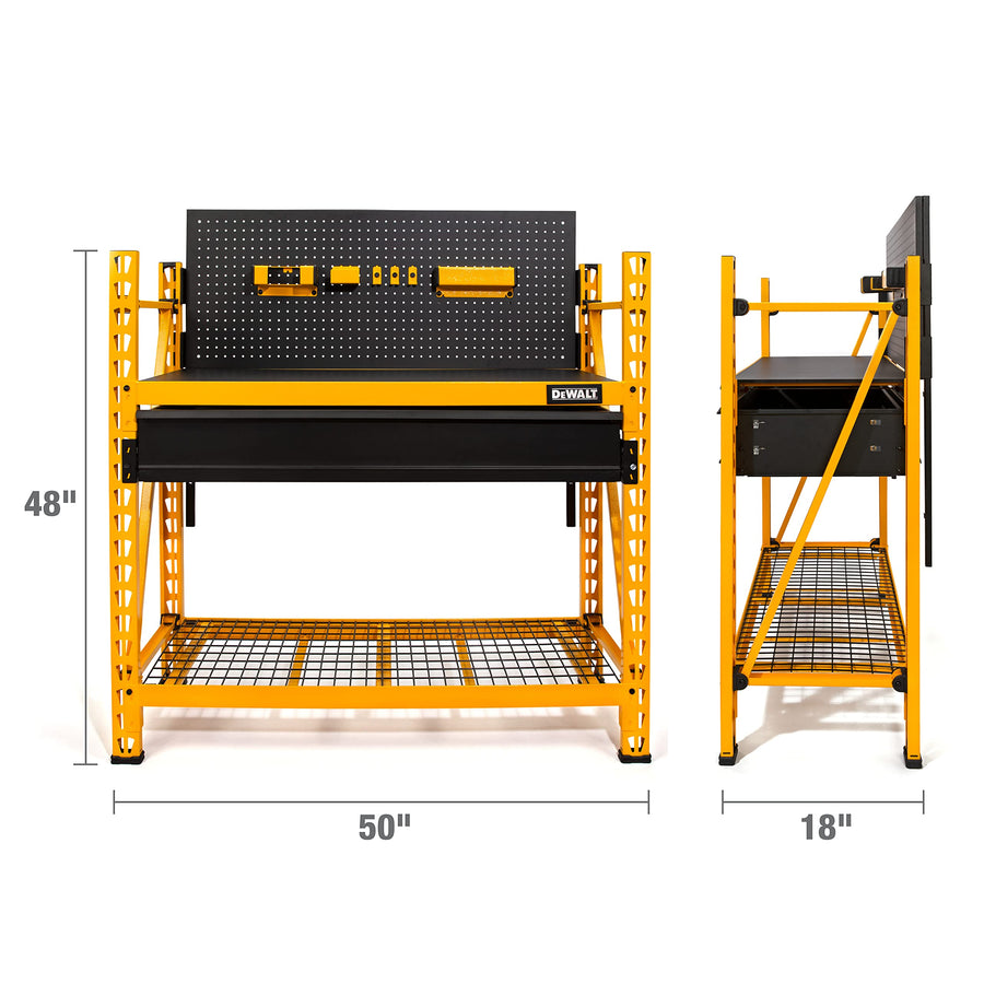 2-Shelf DEWALT Industrial 4-Foot Storage Rack Work Station Kit (DXST3000WB)