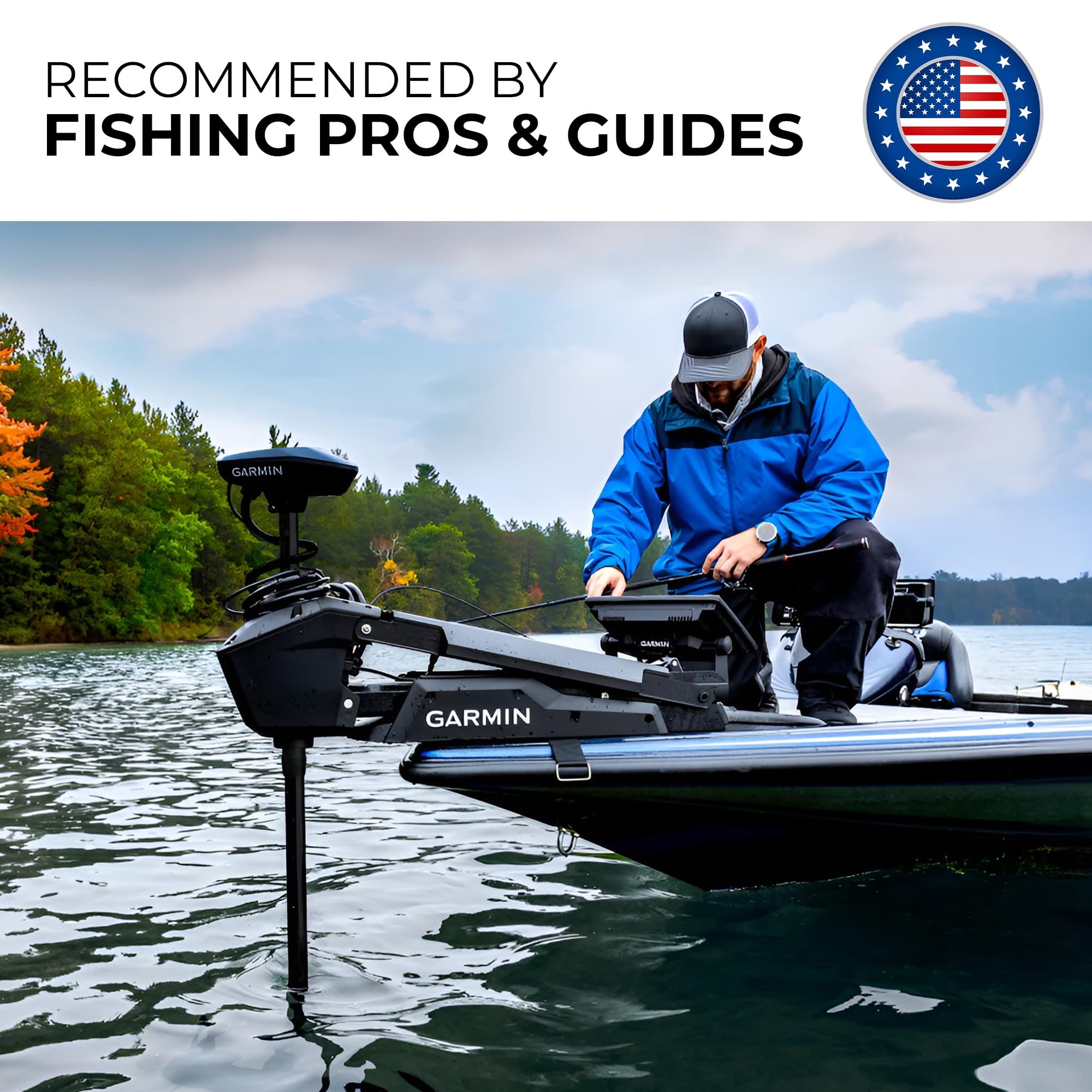 24V Trolling Motor Connection Kit Connect-Ease RCE24VPRO with Onboard Charging | 6-Gauge Wire | Fits Any 24 Volt Trolling Motors Including MinnKota QUEST, Garmin Force, Lowrance Ghost | Made in USA