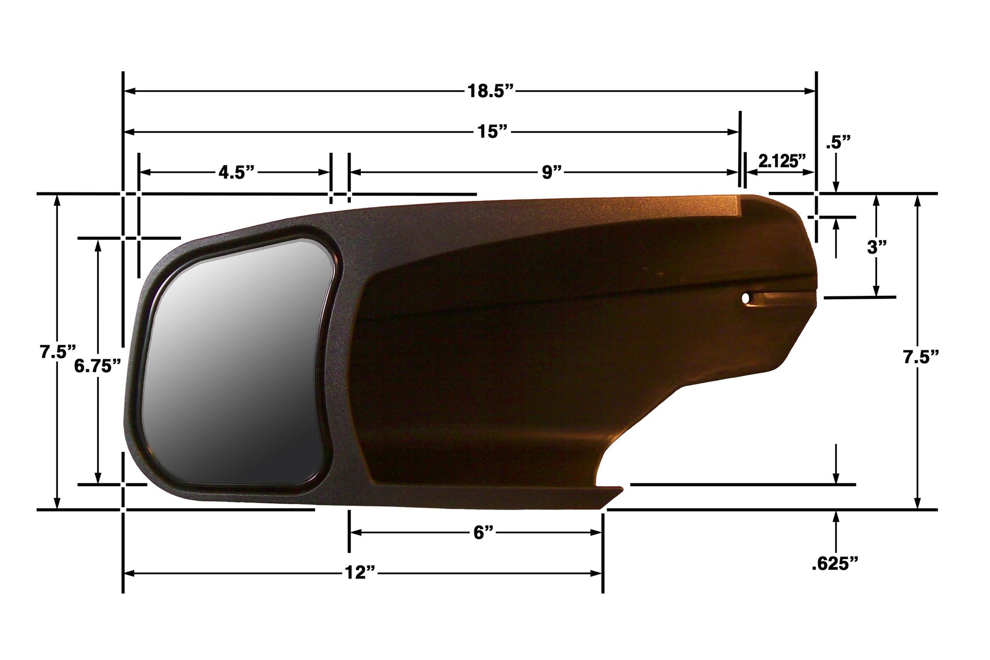 Driver Side CIPA 10951 Custom Towing Mirror Silverado/Sierra