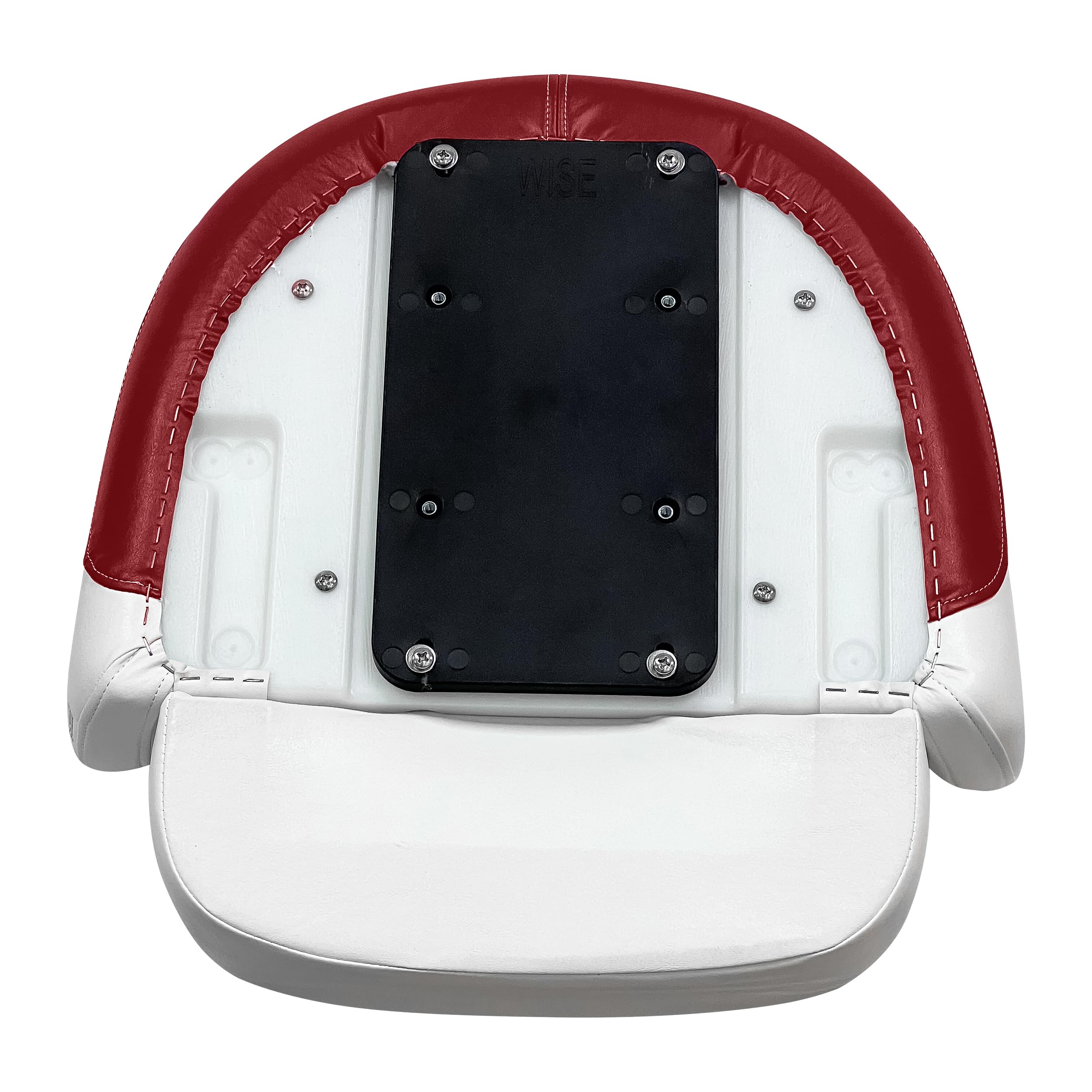 Baja Series Wise 3314-1774 Bucket Seat, Brite White/Grey/Dark Red