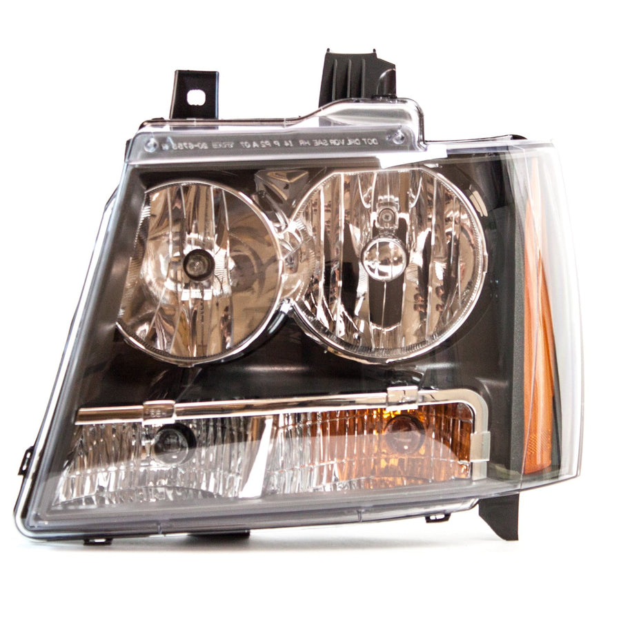 Left TYC Headlight Assembly Compatible with 2007-2014 Chevrolet Tahoe Suv