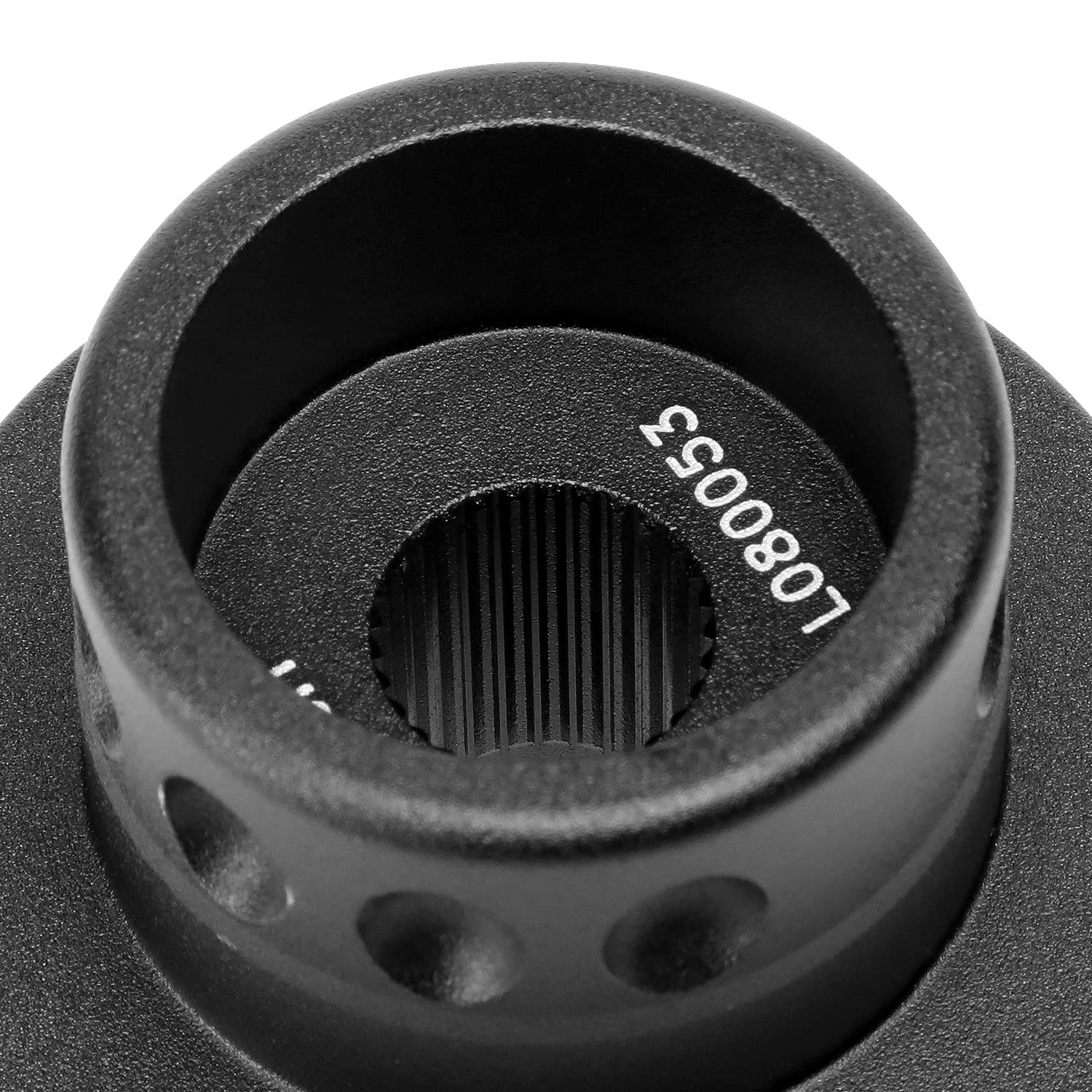 NRG Innovations SRK-RL190H-BK Short Hub Adapter Steering Wheel Compatible with 86-91 CRX Civic / 86-90,Black