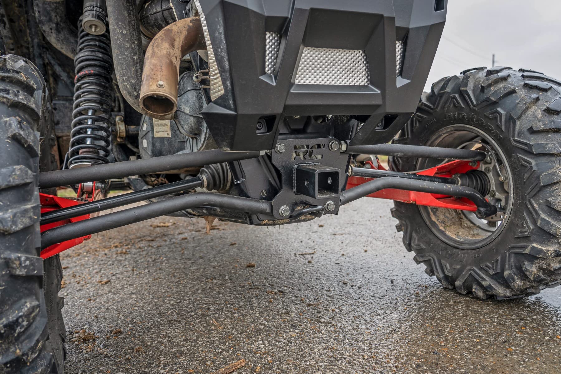 Rough Country High Clearance Heavy Duty Rear Radius Arm Kit for 2014+ Polaris RZR XP 1000/2014+ Polaris RZR XP 1000 – Fits Models with 10mm Radius Arm Bolts – Off-Road Performance Upgrade