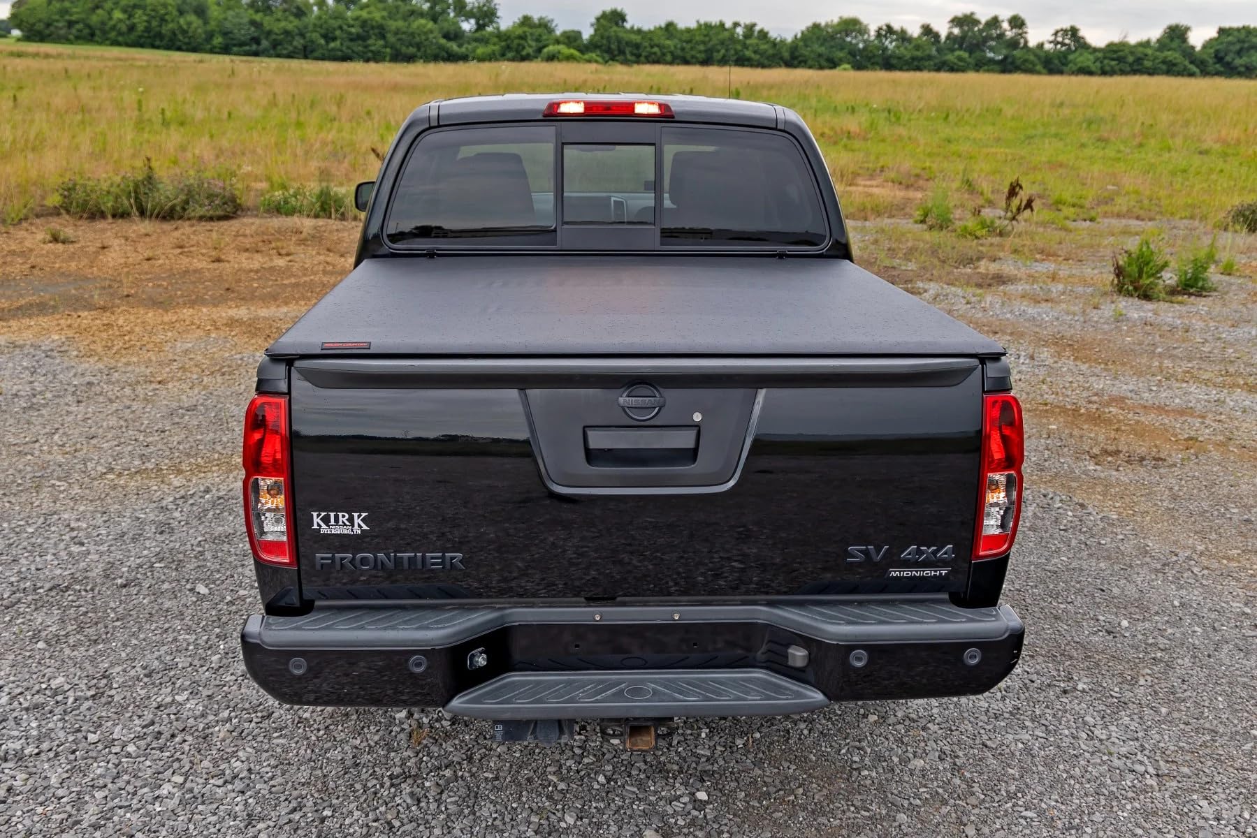Soft Roll Up Truck Bed Tonneau Cover Rough Country for Nissan Frontier (2005-2021) - Fits 5' (60") Bed, Weather-Resistant, Roll Up Bed Cover