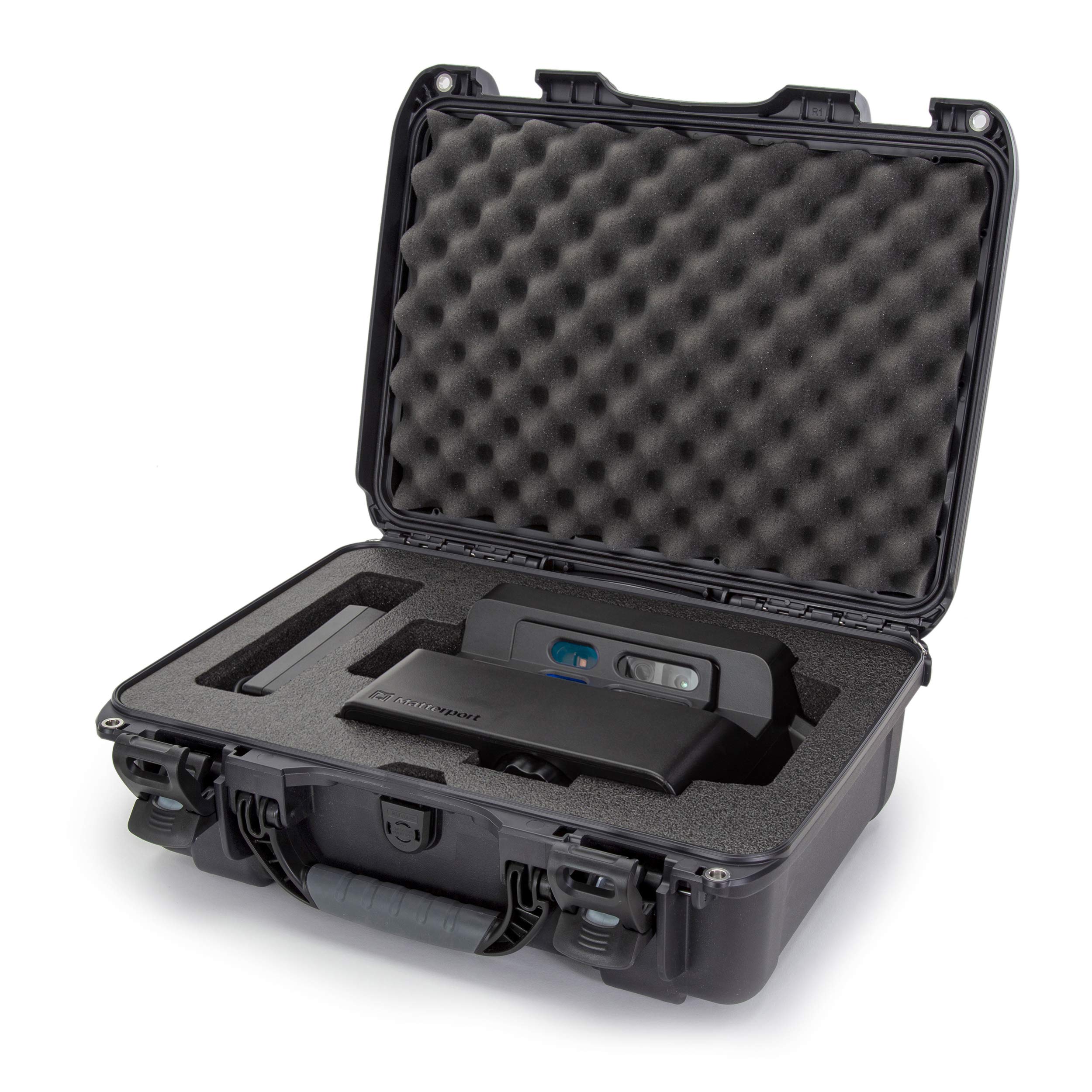 Waterproof Nanuk 925 Hard Case with Custom Foam, Silver (925-EMATT7)