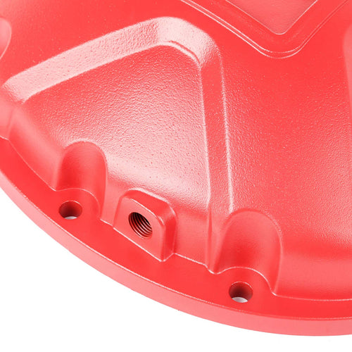 Differential Cover Alloy USA for Dana 35 | Aluminum, Red | 11211 | Fits 1987-2018 Jeep Wrangler YJ/TJ/LJ/JK; 1993-2004 Grand Cherokee; 1972-1986 CJ5/6/7; 1984-2001 Cherokee & Others w/Dana 35 Axle