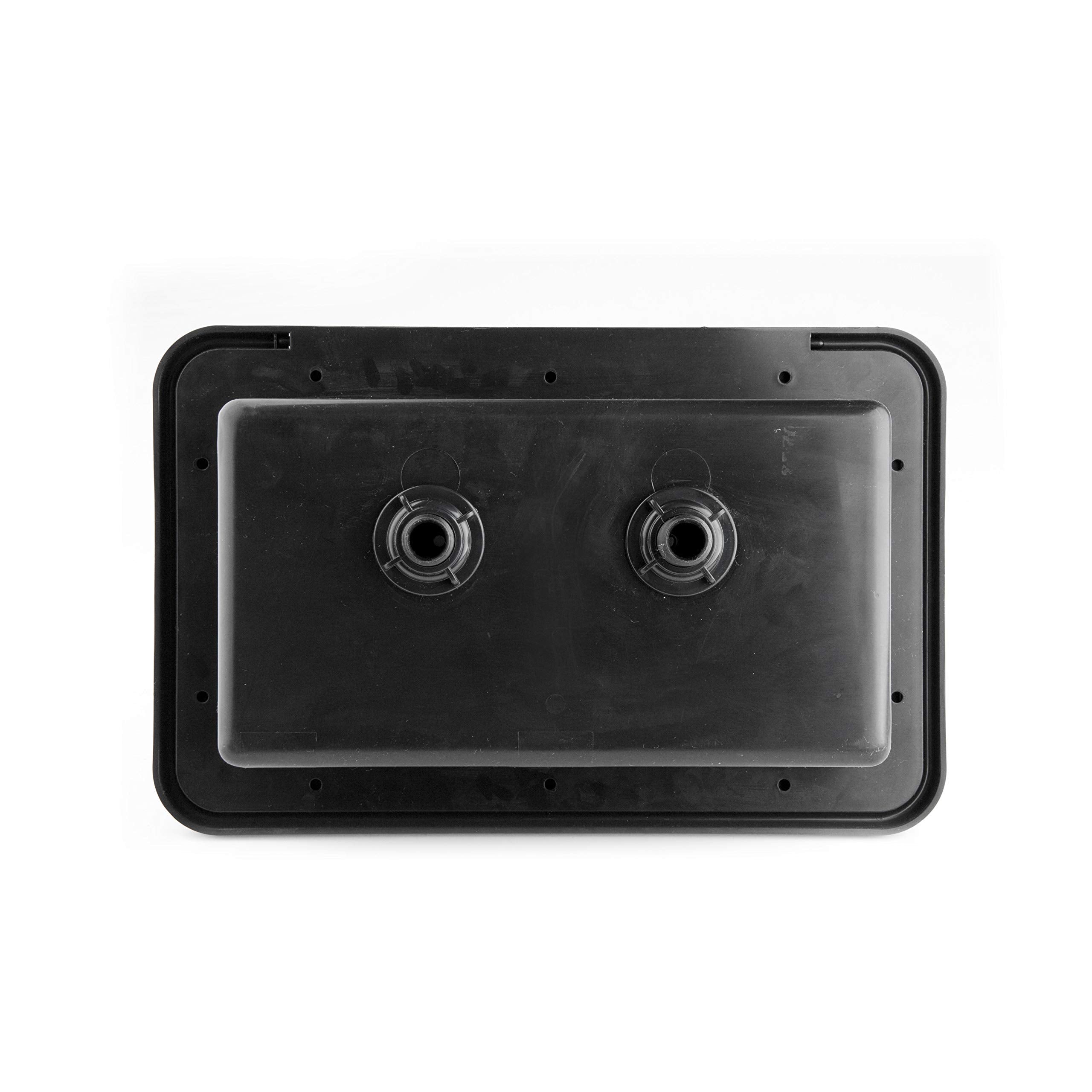 Dura Faucet RV Weatherproof DF-SA170-BK Exterior Shower Box Kit - Lock and Key (Black)