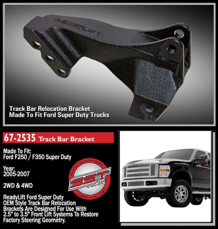 Track Bar Relocation Bracket ReadyLift for F250/F350/F450 67-2535