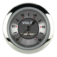 AW130SRC Classic Instruments All American 2 1/8" Volt Gauge Full Sweep