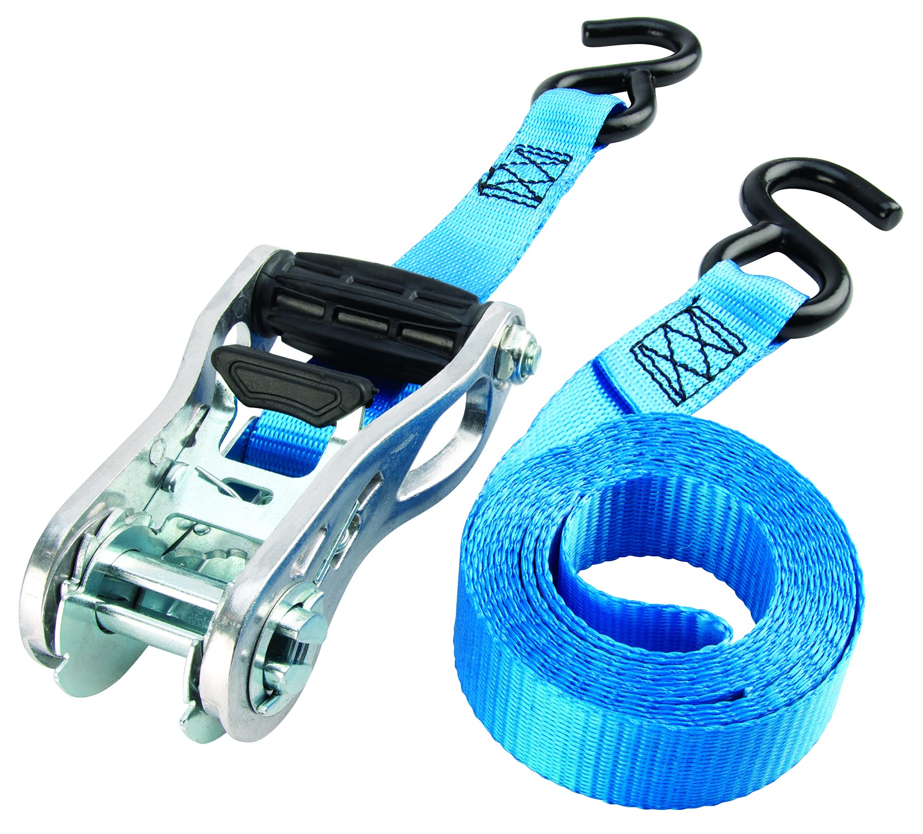 4Pk Performance Tool W1871 1-Inch X 10' Tie Down Straps SecureX - Heavy-Duty Ratchet Straps for Secure Hauling, Towing, and Cargo Control