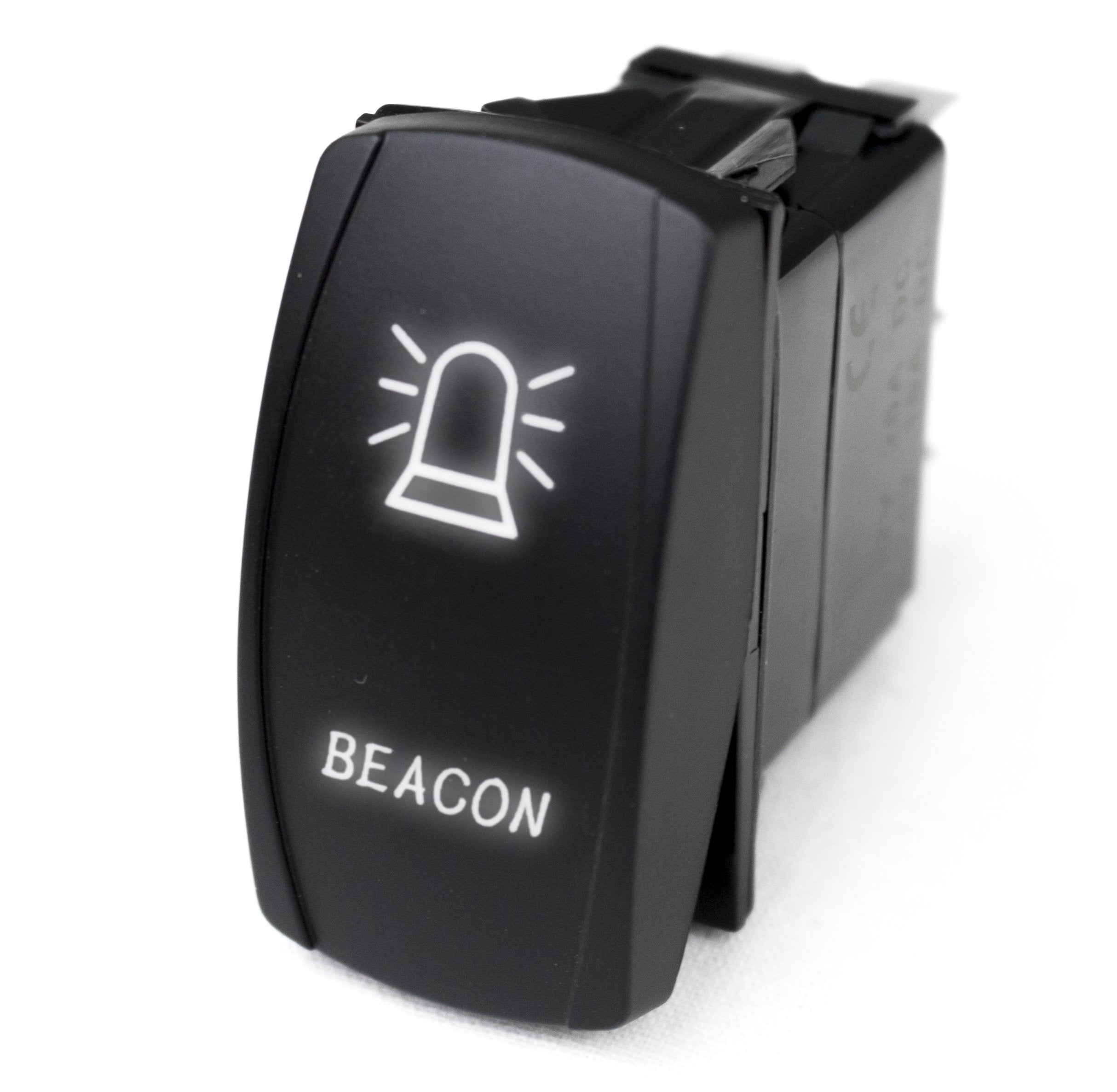 Race Sport LED Rocker Switch RSLJ51W w/ White LED Radiance