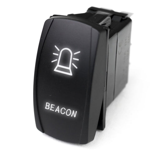 Race Sport LED Rocker Switch RSLJ51W w/ White LED Radiance