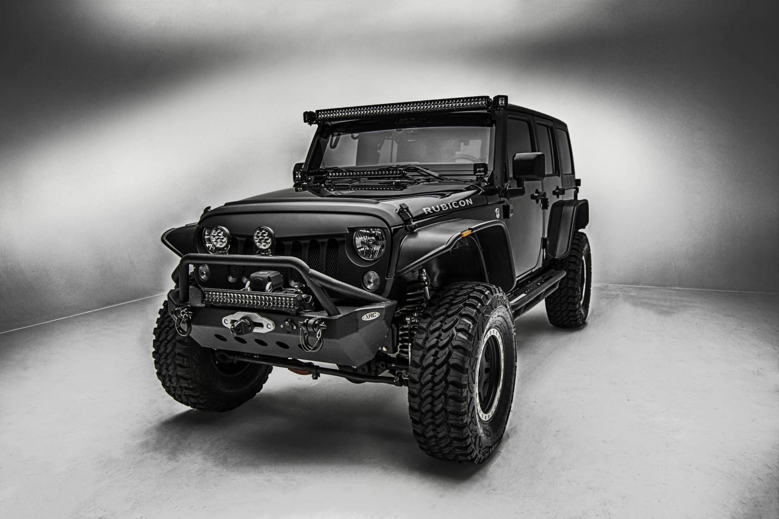 ZROADZ Black Front Roof LED Bar Mount Z374811 2007-2016 JEEP WRANGLER JK