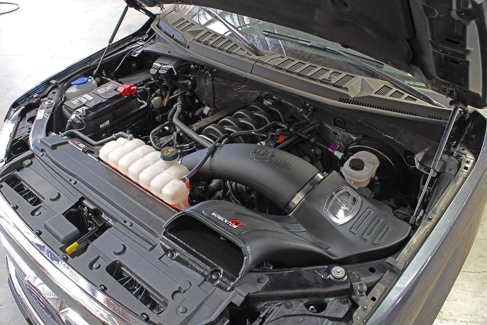 Momentum GT aFe POWER Cold Air Intake System w/Pro DRY S Filter, #51-73114, Black