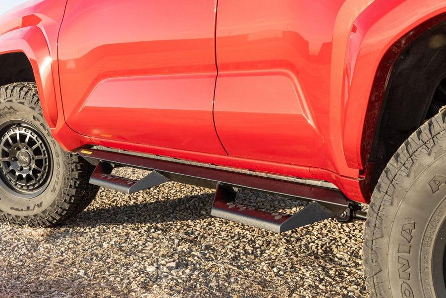 Smittybilt Drop Steps Angular – Textured Black - Fits 25+ Toyota 4Runner – SBEXT25-TX