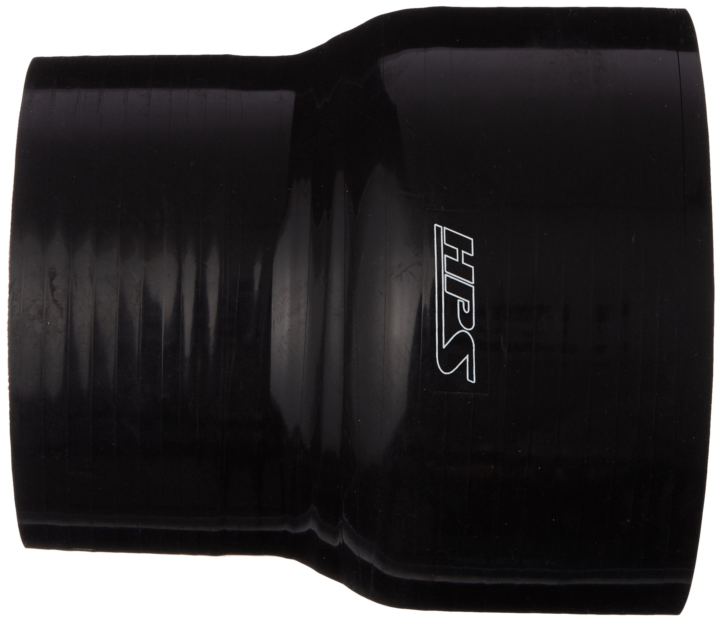 HPS Silicone HTSR-350-425-L5-BLK High Temperature 4-ply Reinforced Reducer Coupler Hose, 35 PSI Maximum Pressure, 5" Length, 3-1/2" > 4-1/4" ID, Black