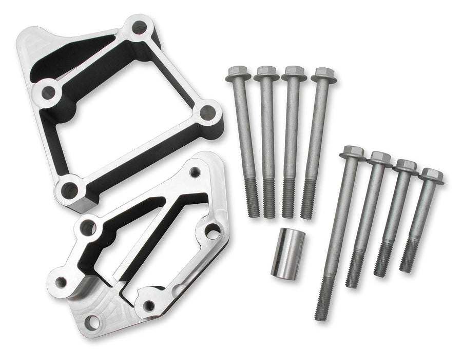 LS Accessory Drive Bracket Holley 21-3BK - Installation Kit for Long Alignment