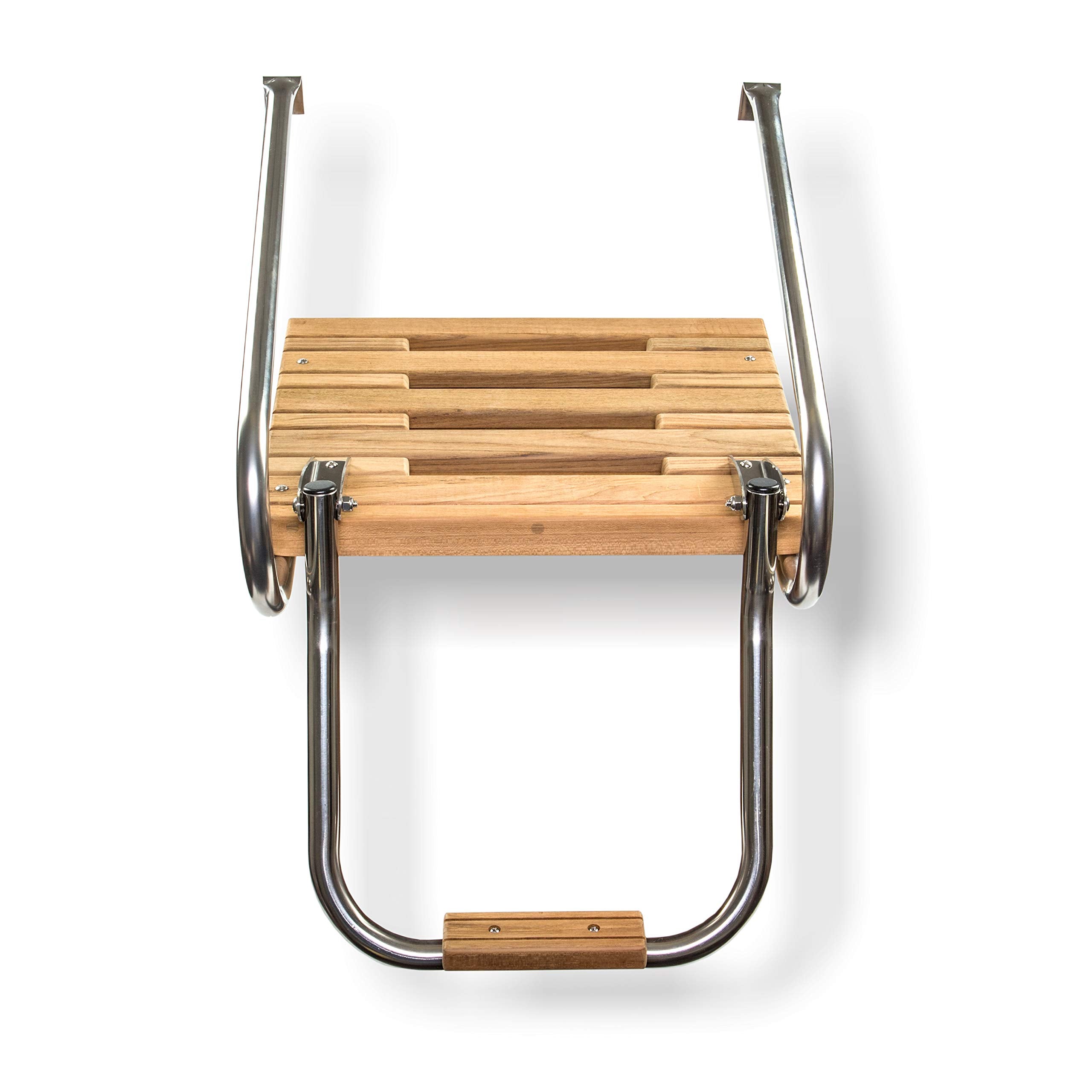 Whitecap 60903 Teak Swim Platform w/Ladder for Boats with Inboard/Outboard Motors Whitecap