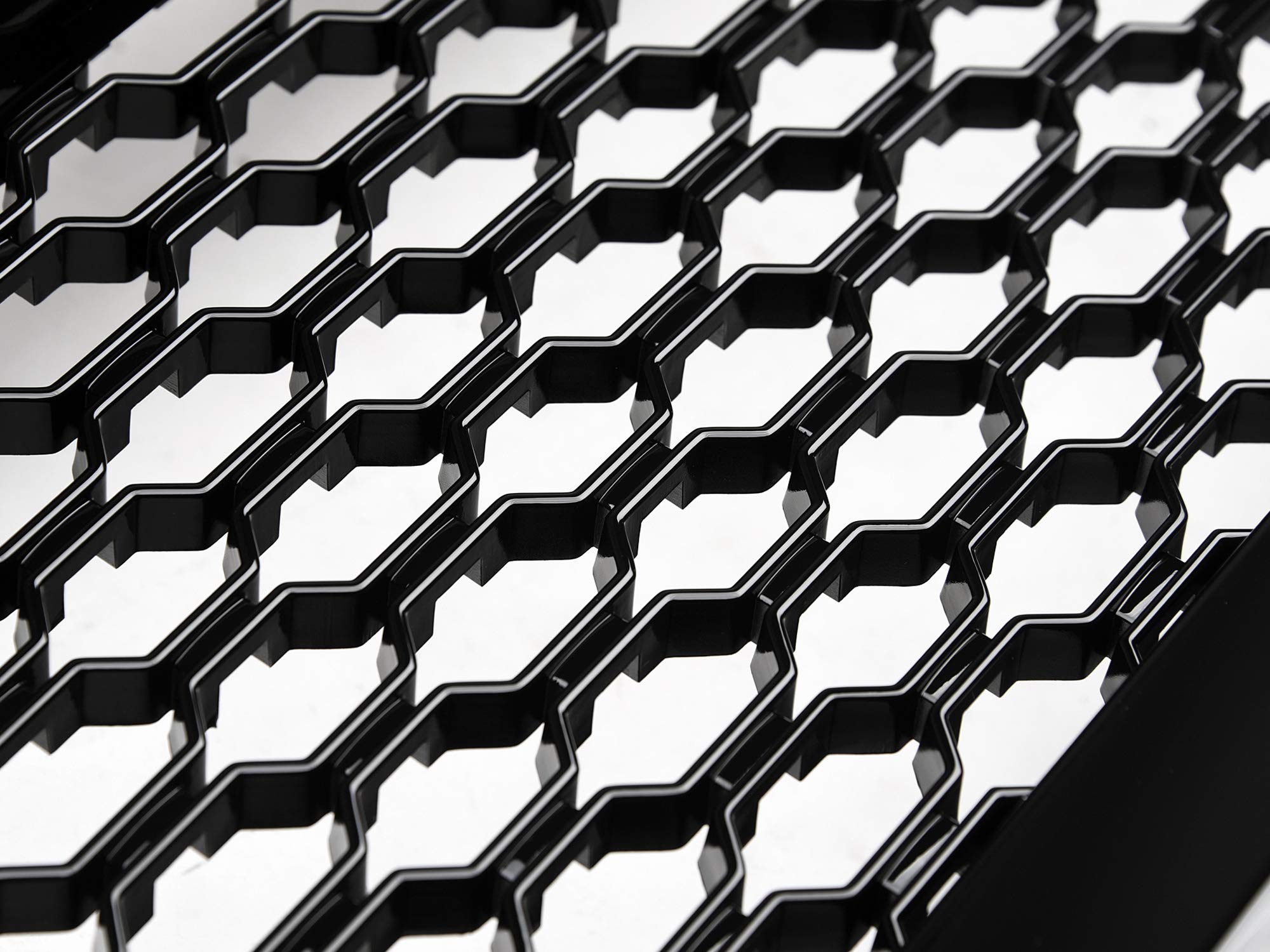 OE Style Armordillo USA Grille Fits 2013-2018 Dodge Ram 1500-Gloss Black
