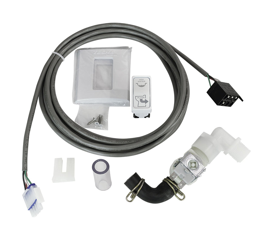 Thetford Marine 12V HEADS INSTALL KIT EASYFIT/NANO/COMPASS With FRESH WATER SOLENOID, Wire Harness and ECO Switch 38670