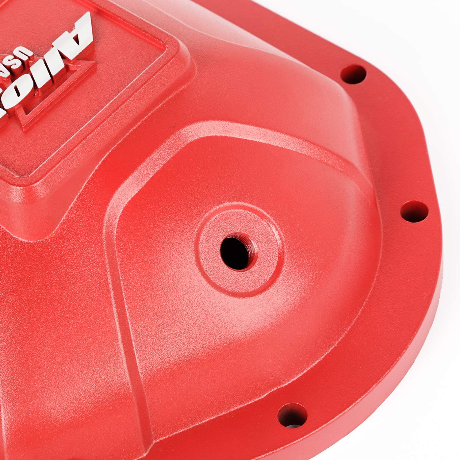 Differential Cover Alloy USA for Dana 44 | Aluminum, Red | 11212 | Fits 1987-2006 Jeep Wrangler YJ/TJ/LJ; 1984-1990 Jeep Wagoneer; 1993-2004 Jeep Grand Cherokee; 1986-1992 Jeep Comanche & Others