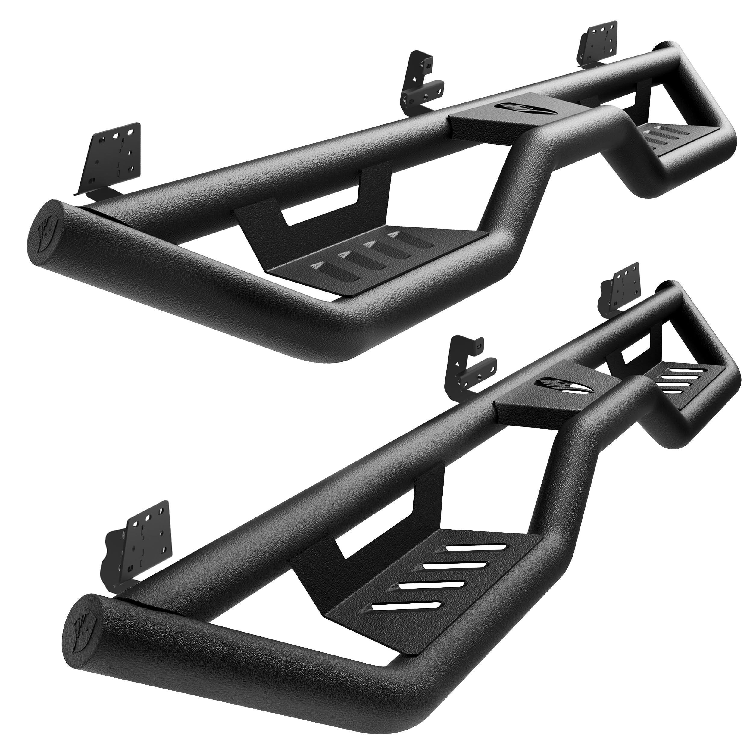 Tyger Auto Running Boards Tyger Kobra Compatible with 2019-2026 Ram 1500 (Not Fit 19-24 Classic) | Crew Cab | TG-KB2D25004 | Textured Black Drop Step Rail