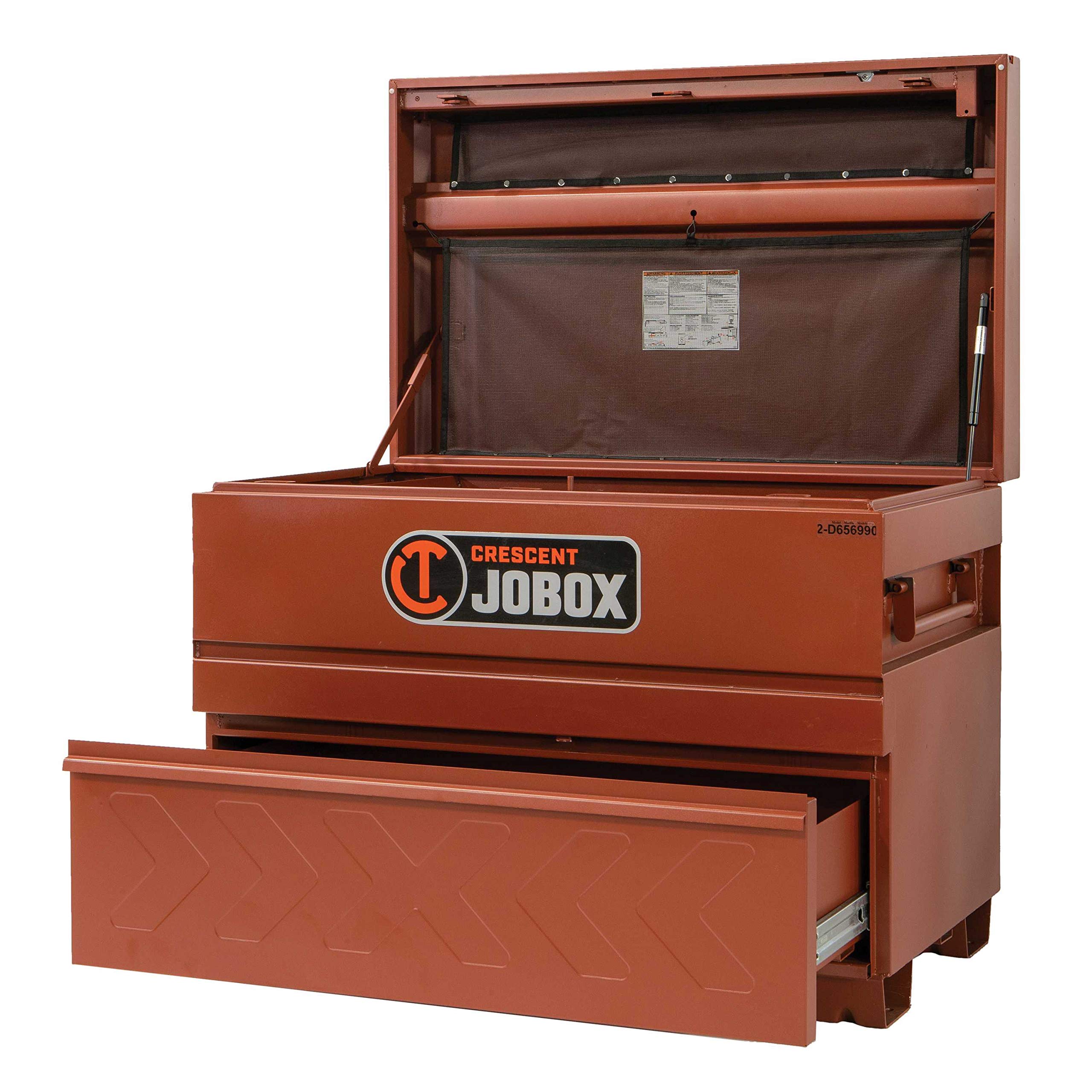 JOBOX Crescent 48" Site-Vault™ Heavy Duty Chests with Drawer - 2D-656990