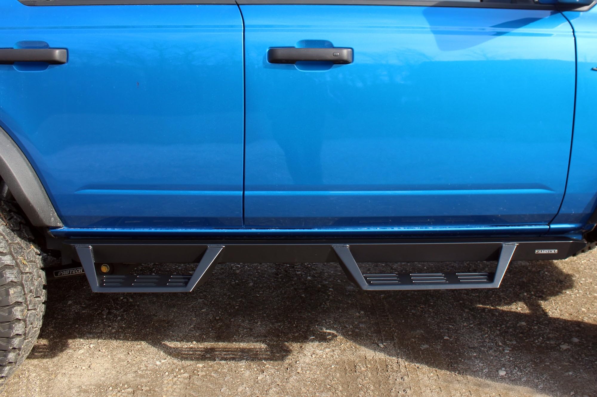 Black Magnum RT Gen 2 Drop Steps Running Boards Compatible with 2021-2026 Bronco 4-Door