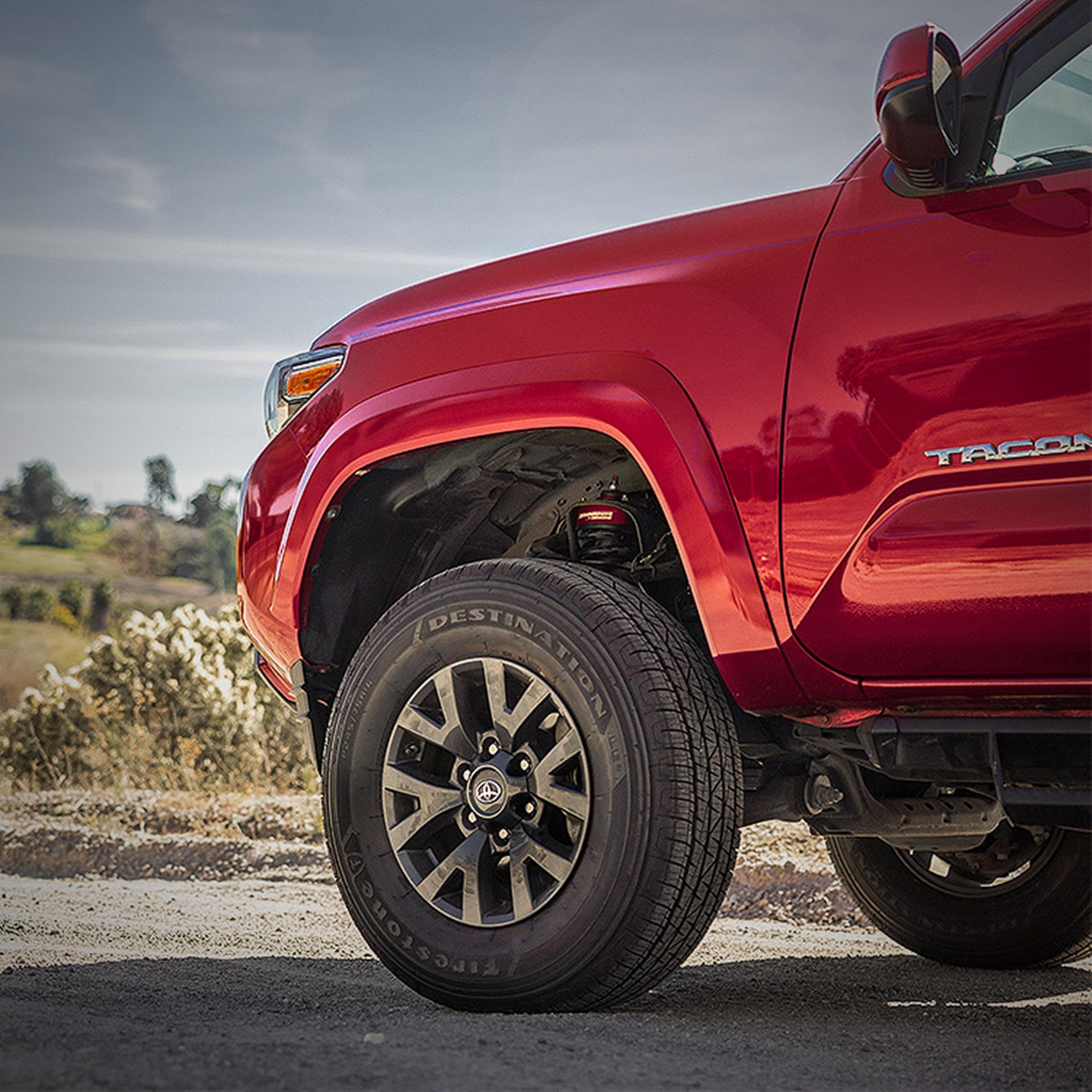 SUSPENSION DOMINATOR: 2" Lift Kit, 6061-T6 Billet Aluminum, Red Anodized, Compatible with 2WD/4WD 2003-2024 Toyota 4Runner, PRE/4WD 2005-2023 Toyota Tacoma (Excludes TRD)