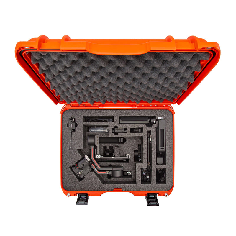 Waterproof Nanuk 930 Hard Case with Foam Insert for DJI RS 3/RS 3 Pro Combo, Orange