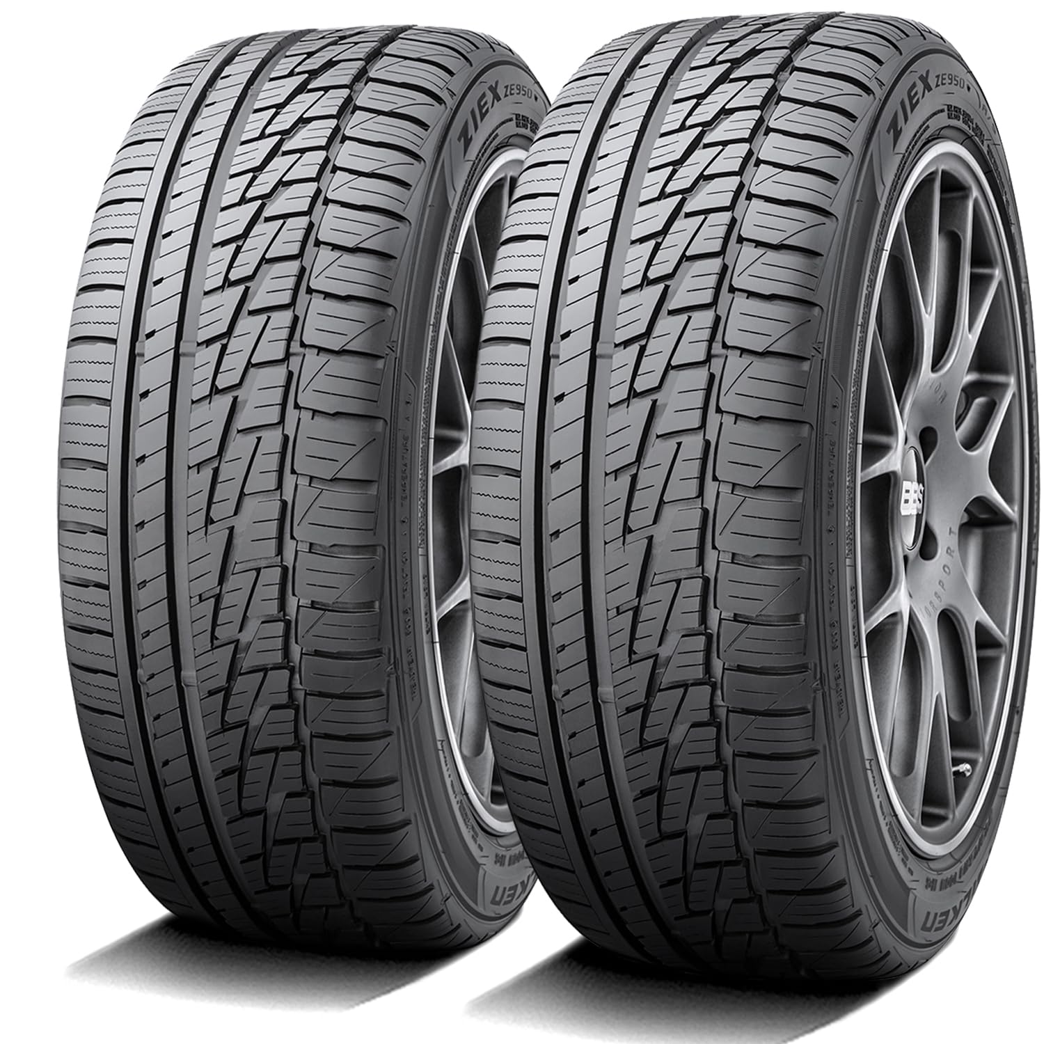 Ziex Falken ZE950 All-Season Radial Tire - 225/55R17 101W