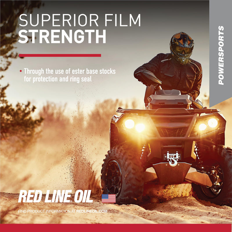 10W50 Red Line Synthetic Motorcycle Motor Oil - 1 Quart