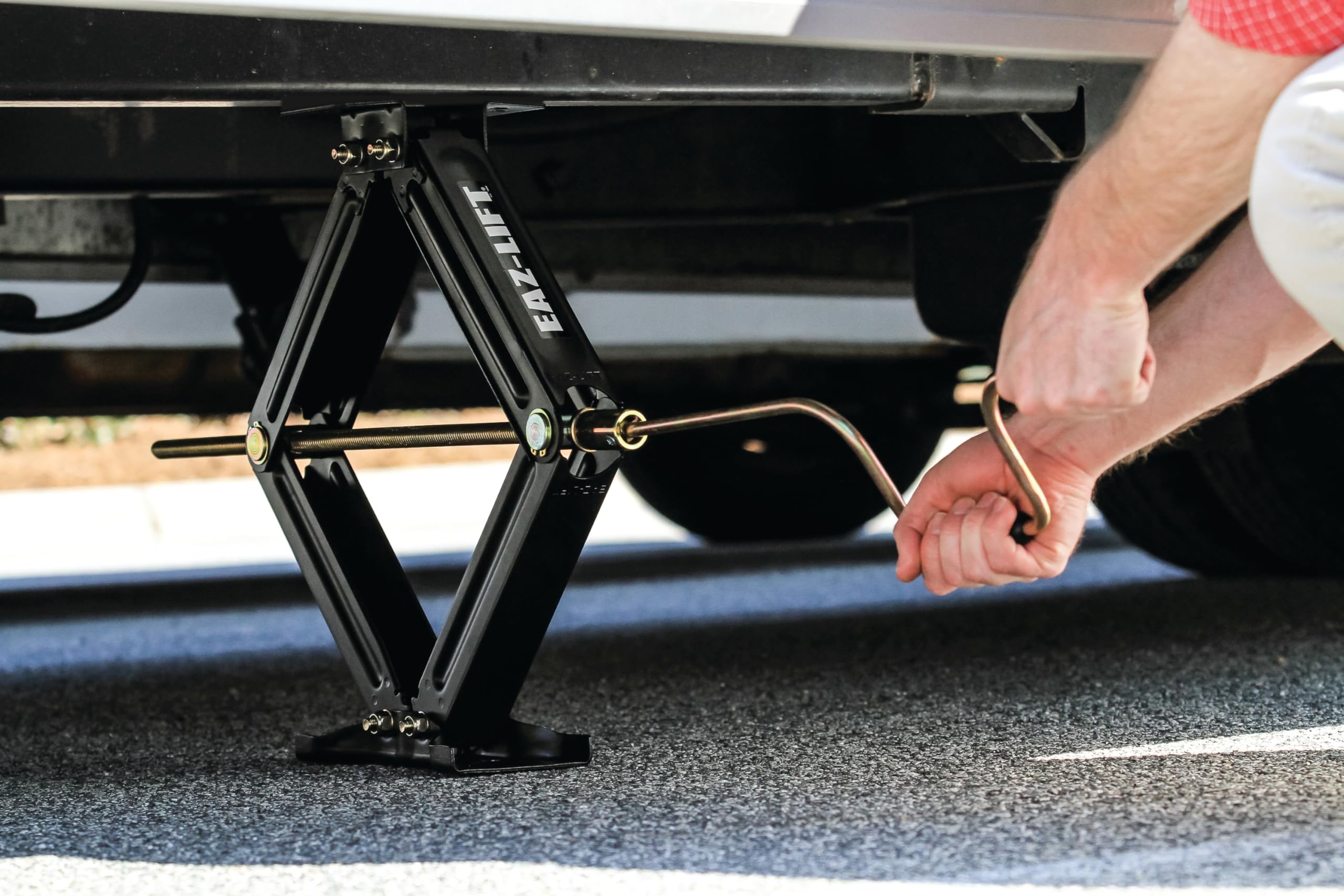 20" Eaz-Lift RV Stabilizing Scissor Jack, Fits Pop-Up Campers and Travel Trailers - Pack of 2 (5,000lb Rating) - 48800