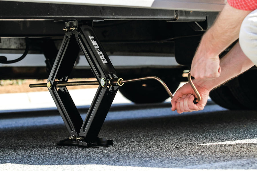 20" Eaz-Lift RV Stabilizing Scissor Jack, Fits Pop-Up Campers and Travel Trailers - Pack of 2 (5,000lb Rating) - 48800