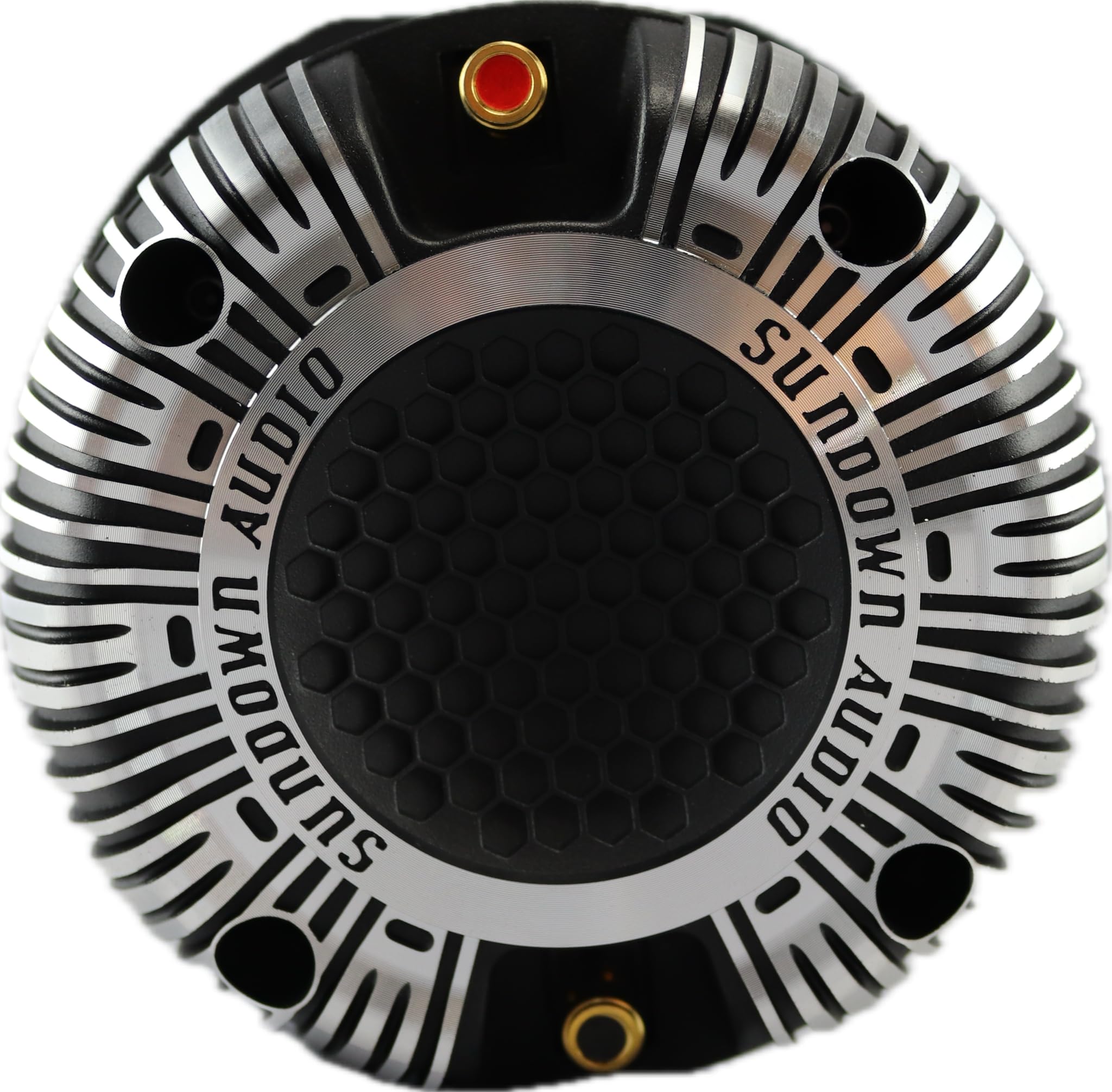 2" Throat Sundown Audio SHFST Super Horn Driver - 80W RMS (160W Program) 4 Ohm Ferrite Compression Driver - Titanium Diaphragm, Die-Cast Aluminum Horn - 115dB Sensitivity - 1-20kHz
