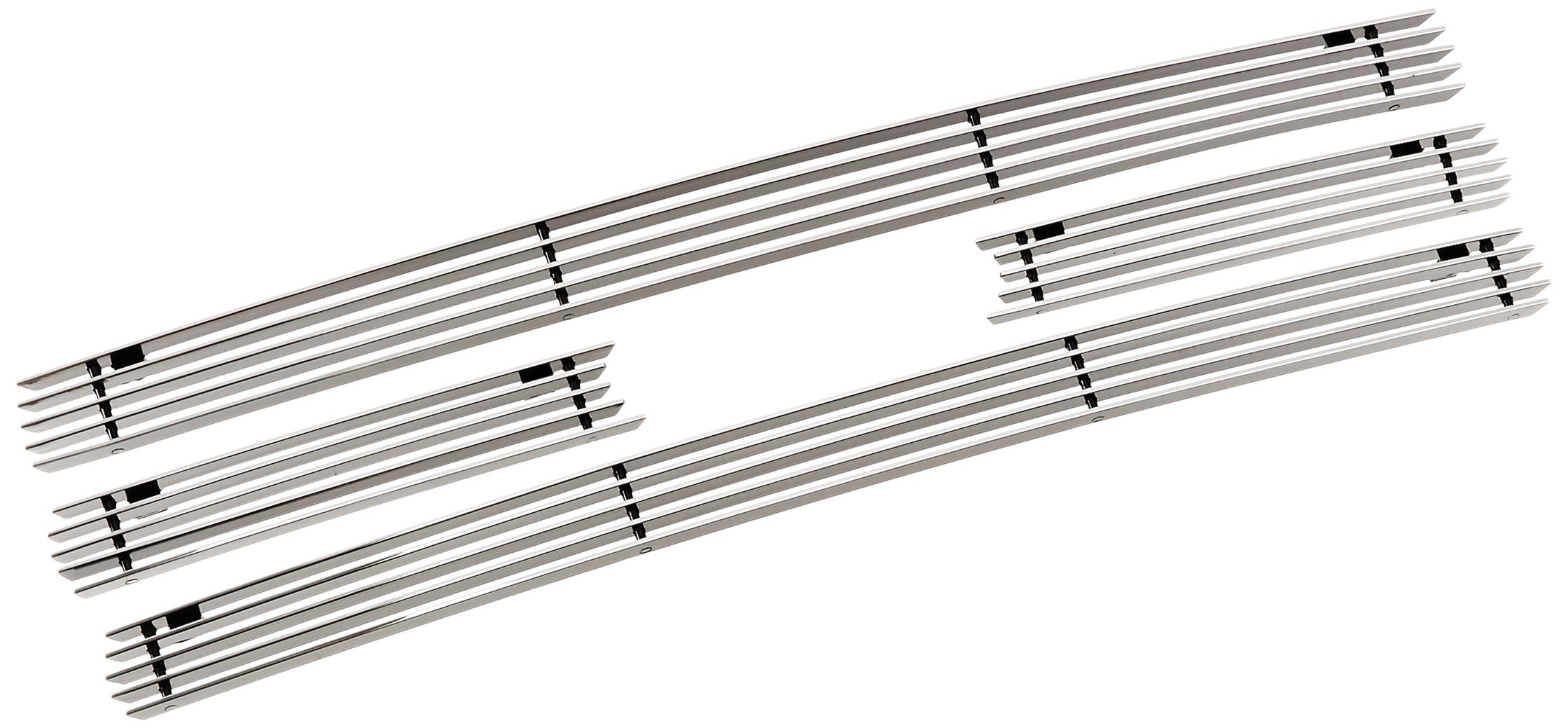 Horizontal T-Rex 21594 Aluminum Polished Finish Billet Grille Bolt-on for Ford Expedition