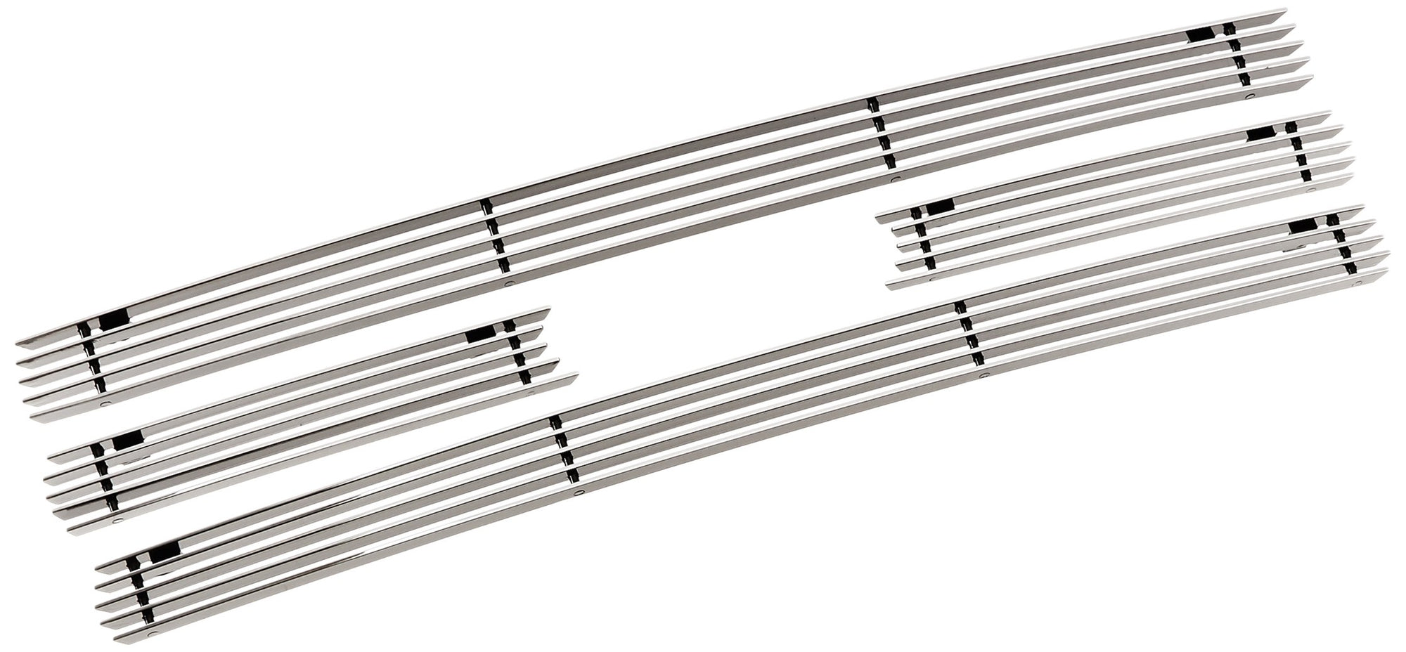 Horizontal T-Rex 21594 Aluminum Polished Finish Billet Grille Bolt-on for Ford Expedition