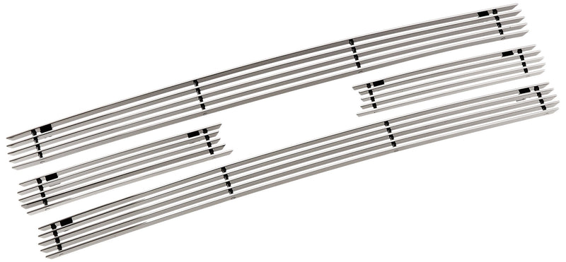 Horizontal T-Rex 21594 Aluminum Polished Finish Billet Grille Bolt-on for Ford Expedition