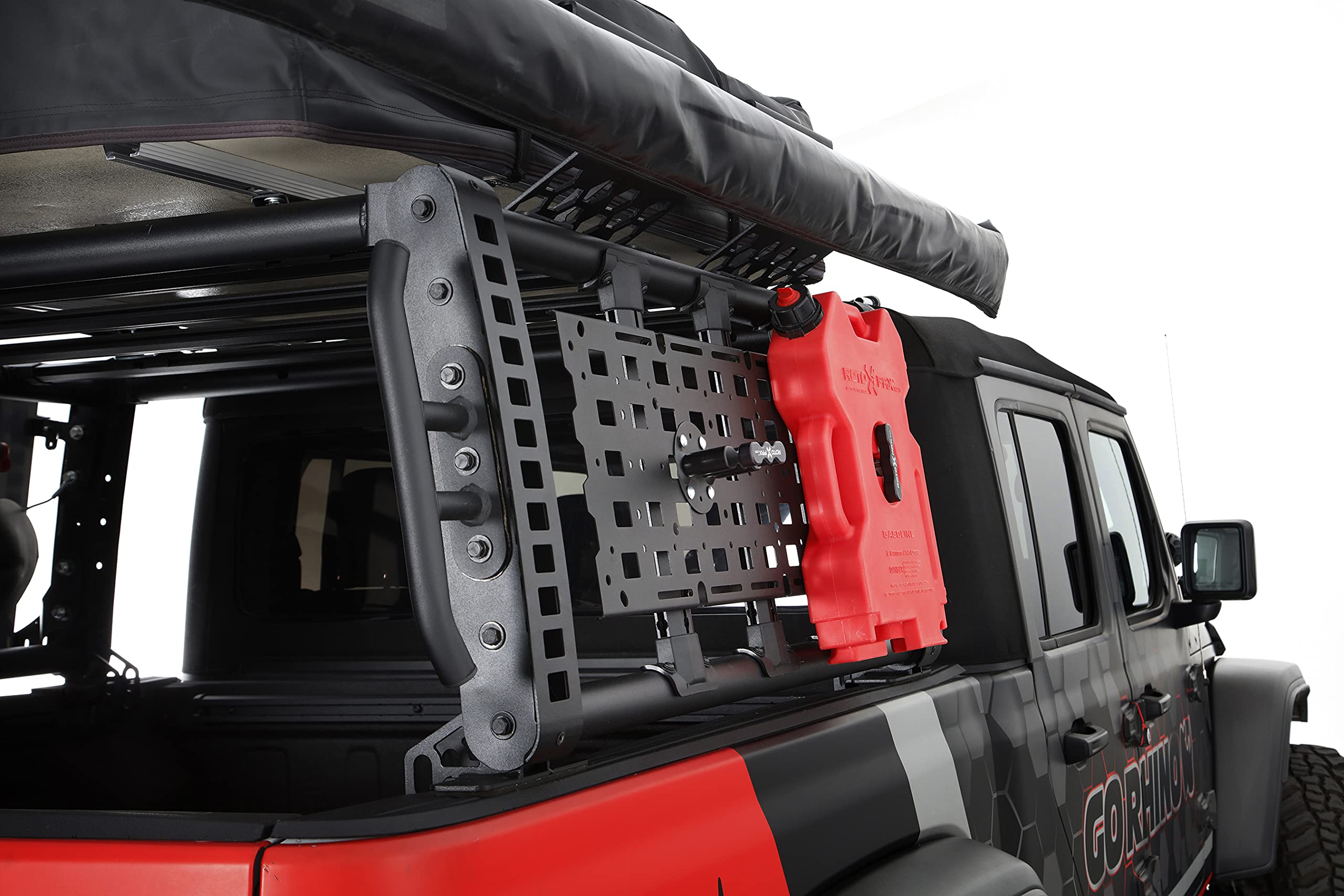 Go Rhino Plate Gear | Mild Steel, Textured Black | 5950020T | Fits Go Rhino SRM Series Roof Racks, CEROS Roof Racks, XRS Overlanding Xtreme Racks, & More