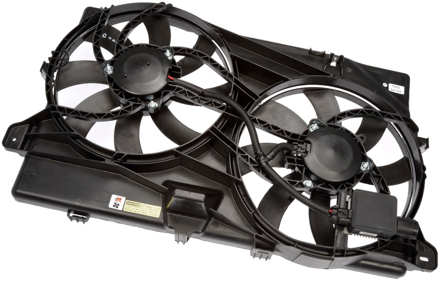 Dorman Patented 621-392 Dual Fan Assembly with Controller Compatible with Select Ford / Lincoln Models