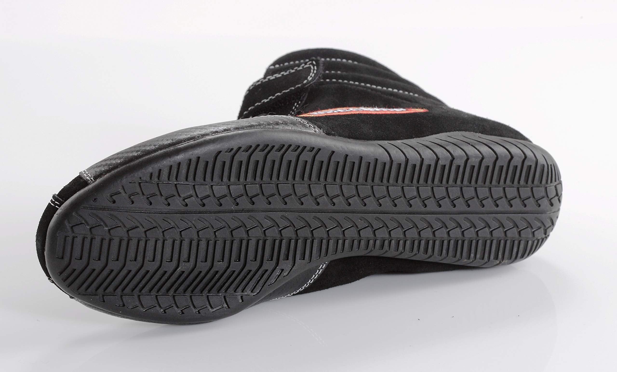 RaceQuip Euro Carbon-L Series Race Shoes SFI 3.3/5 Certified Black Size 6.5 30500065