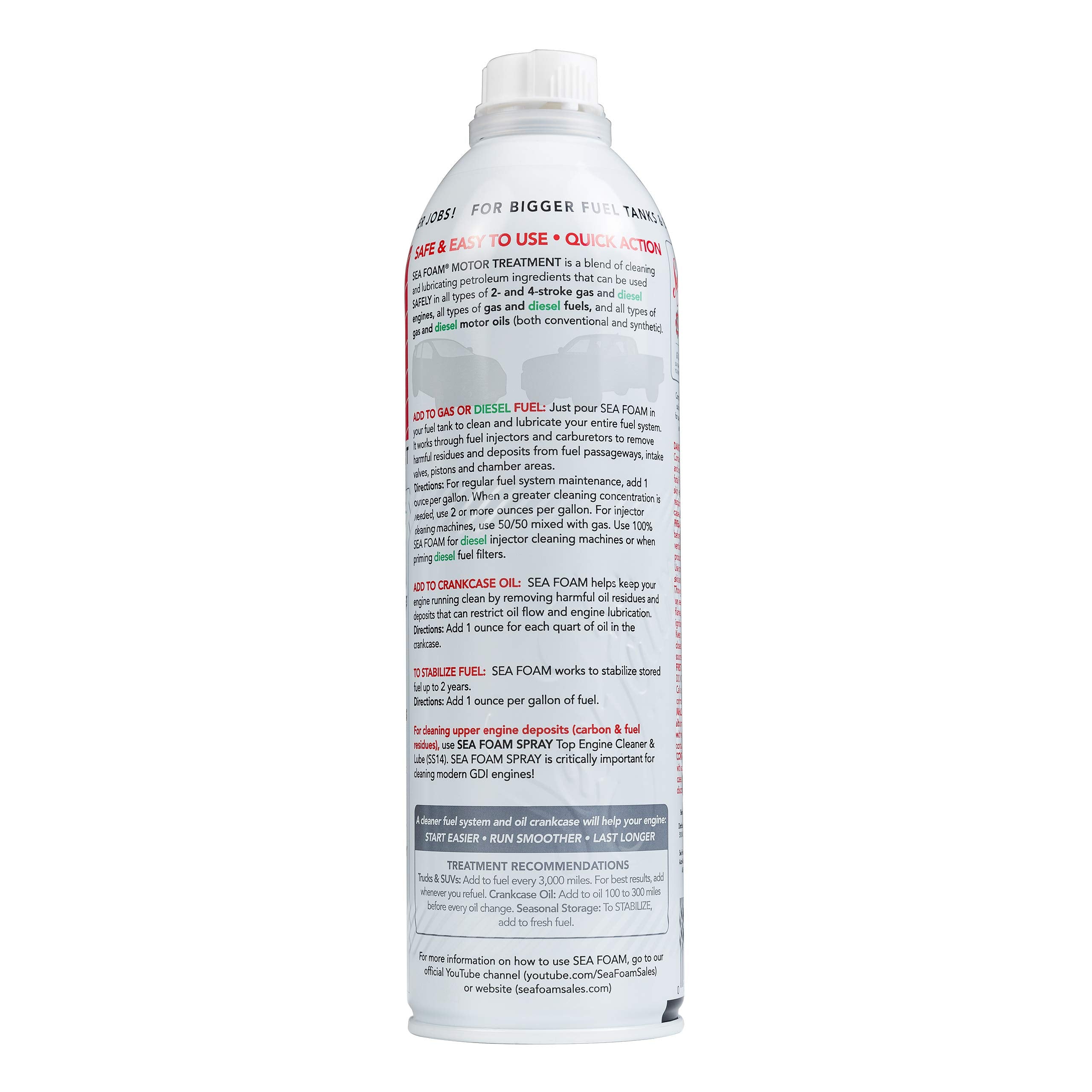 Truck & SUV Motor Treatment Sea Foam ST20, 20 oz